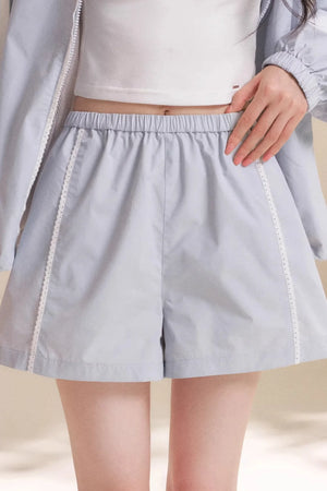 Sportique Lace Hooded Jacket Set-Up