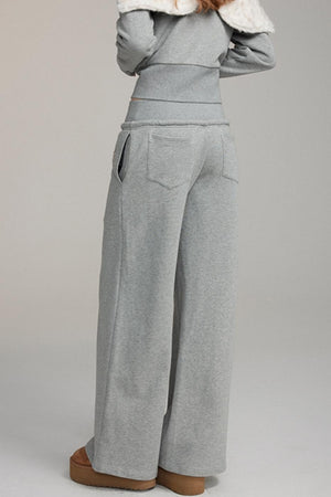 Sporty Casual Straight-Leg Sweatpants