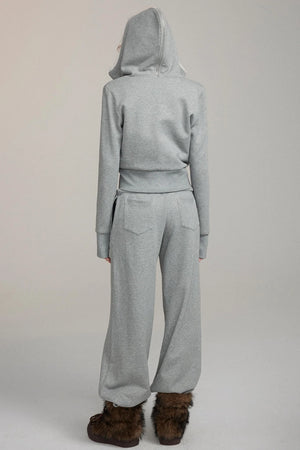 Sporty Casual Straight-Leg Sweatpants