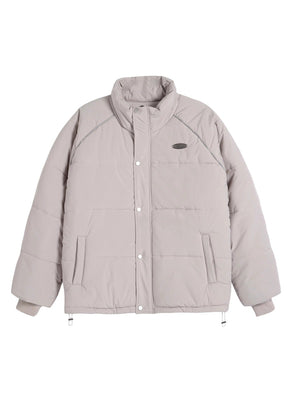 Sporty Stand Collar Cotton Jacket