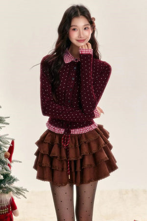 Spring Dot Tutu Skirt Set-Up