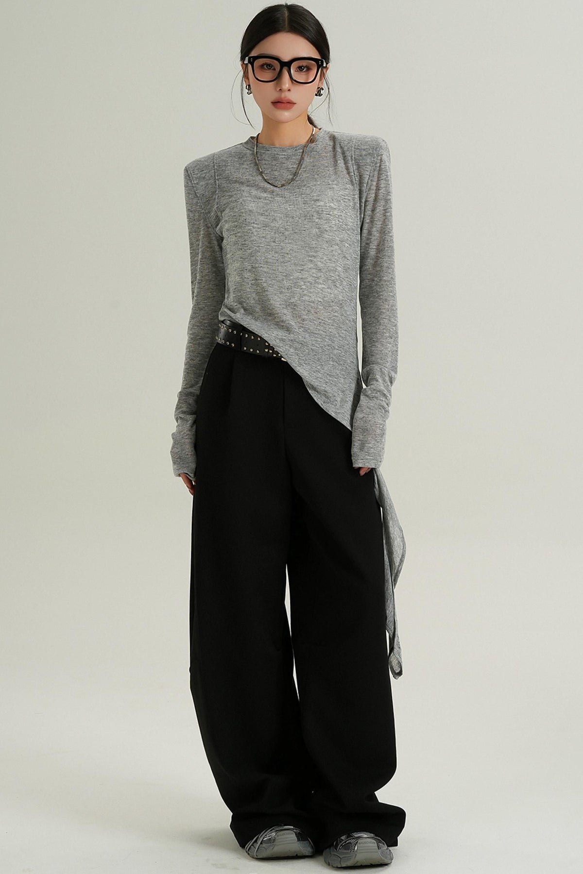 Spring Slant Hem Top
