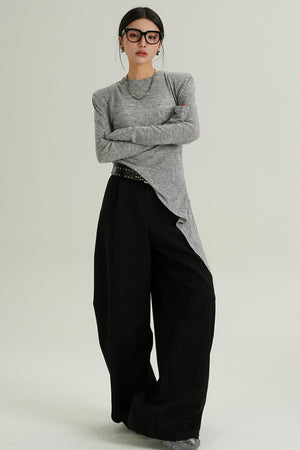 Spring Slant Hem Top