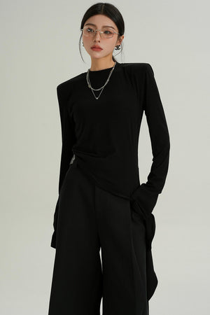 Spring Slant Hem Top