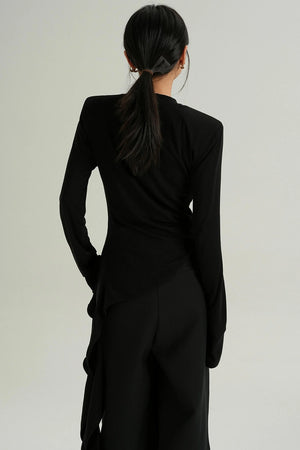 Spring Slant Hem Top