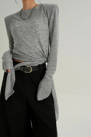 Spring Slant Hem Top