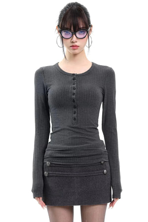 Spring Slim-Fit Inner Layering Top