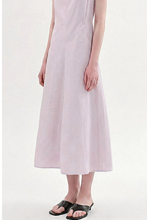 Square-Neck A-Line Dress