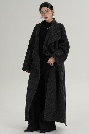 Stand-Up Wool Coat