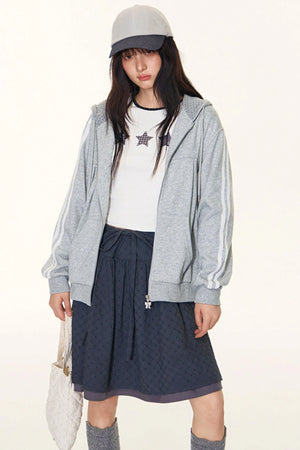 Star Contrast Long Sleeve Top