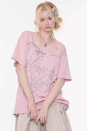 Star Falling V-Neck Top