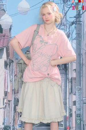 Star Falling V-Neck Top