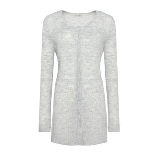 Star Jacquard Knit Cardigan Top