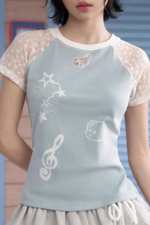 Star Lace T-Shirt