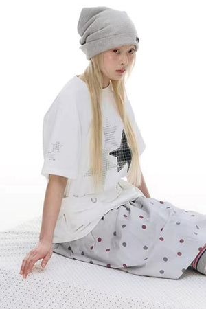 Star Patch Embroidered T-Shirt