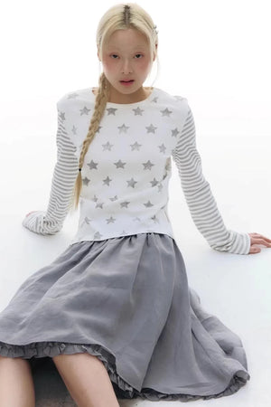 Star Stripe Slim Fit Top