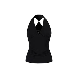 Starfish Pendant Halter Top