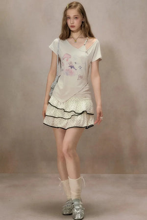 Starlight Dream Off-Shoulder T-Shirt