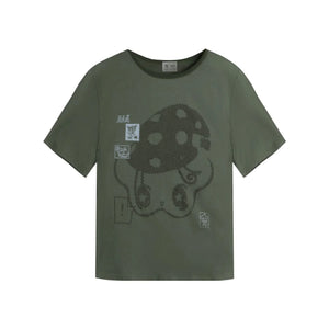 Starwii Printed Oversized Blouse