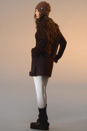 Stereo Rose Knit Sweater Set-Up