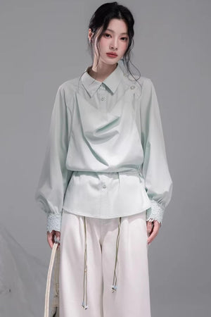 Stone White Lyocell Jeans Set