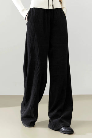 Straight-Leg Corduroy Pants