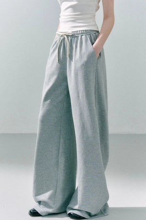 Straight Leg Cotton Sweatpants
