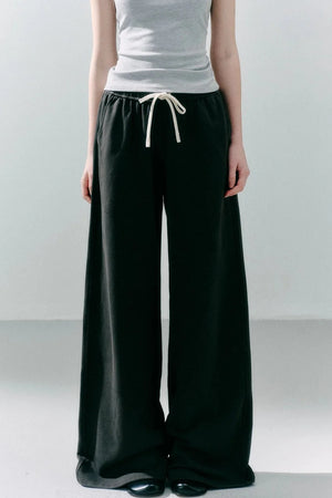 Straight Leg Cotton Sweatpants