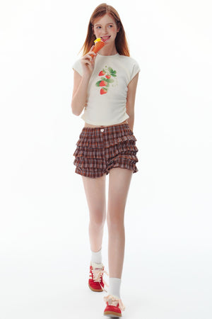 Strawberry Love Sleeveless Tee