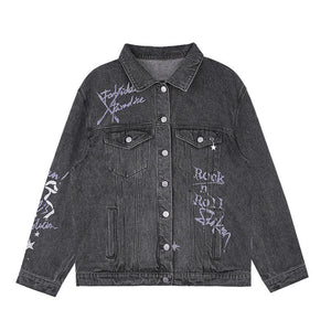 Street Art Denim Jacket
