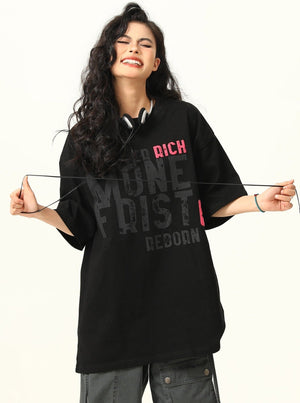 Street Letter Print T-Shirt