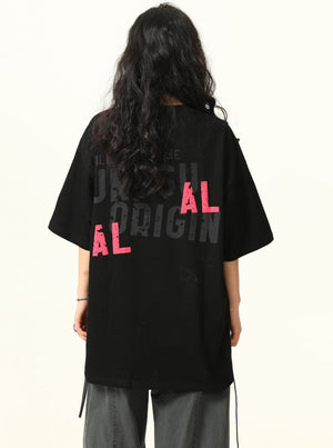 Street Letter Print T-Shirt