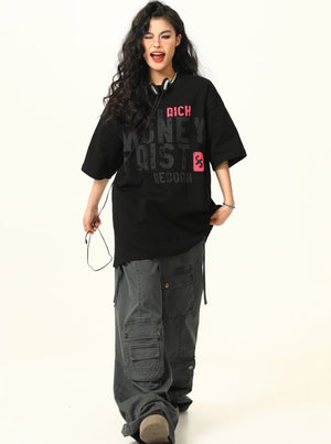 Street Letter Print T-Shirt