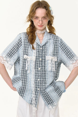 Stripe Lace Shirt