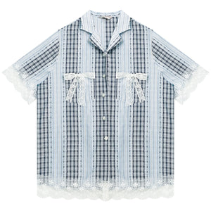 Stripe Lace Shirt