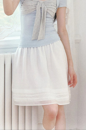 Striped Academy Two-Piece Top Set-Up