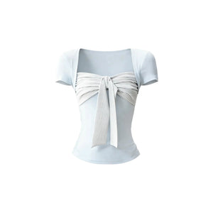Striped Academy Two-Piece Top Set-Up