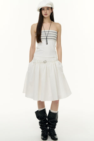 Striped Bandeau Skirt Set-Up