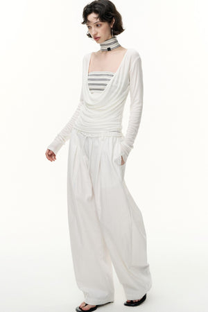 Striped Bandeau Skirt Set-Up