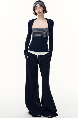 Striped Bandeau Skirt Set-Up