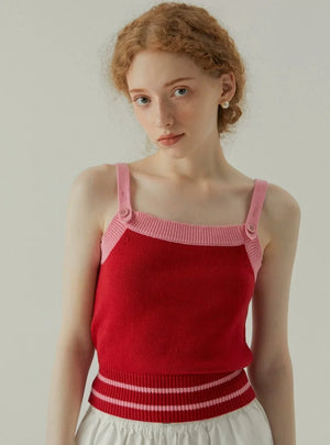 Striped Camisole Vest Top