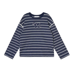 Striped Color-Block Pegasus Top