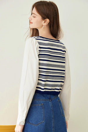 Striped Knit Sweater