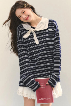 Striped Long Sleeve Top