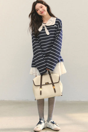 Striped Long Sleeve Top