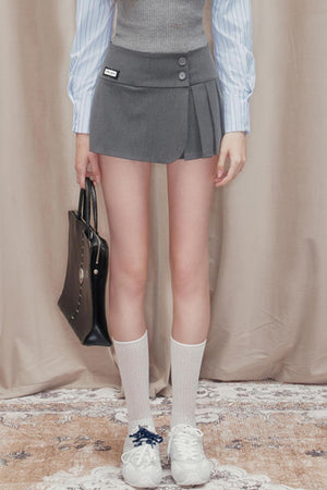 Striped Panelled Shirt & Skirt Set-Up