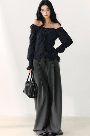 Style Drape Wide Leg Pants
