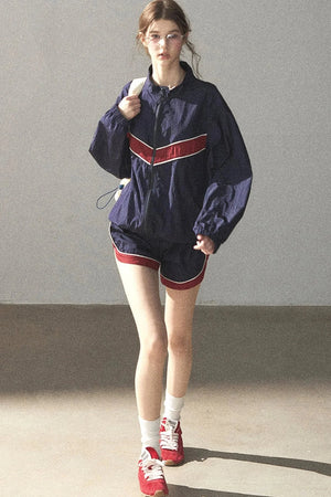 Style Relaxed Jacket and Shorts Set-Up