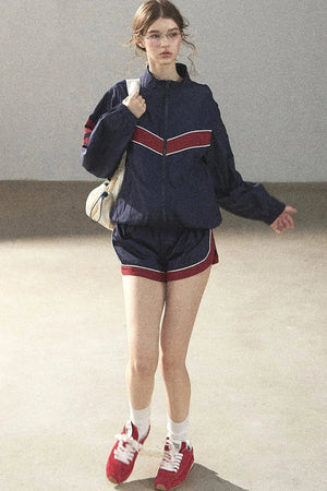 Style Relaxed Jacket and Shorts Set-Up