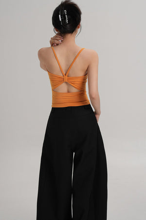 Stylish Backless Camisole Top